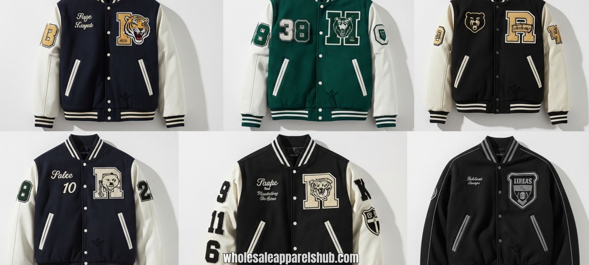 Leather Sleeve Varsity Jackets For Men