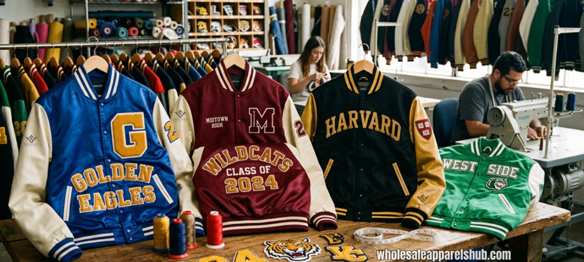 Satin Varsity Jackets With Customization