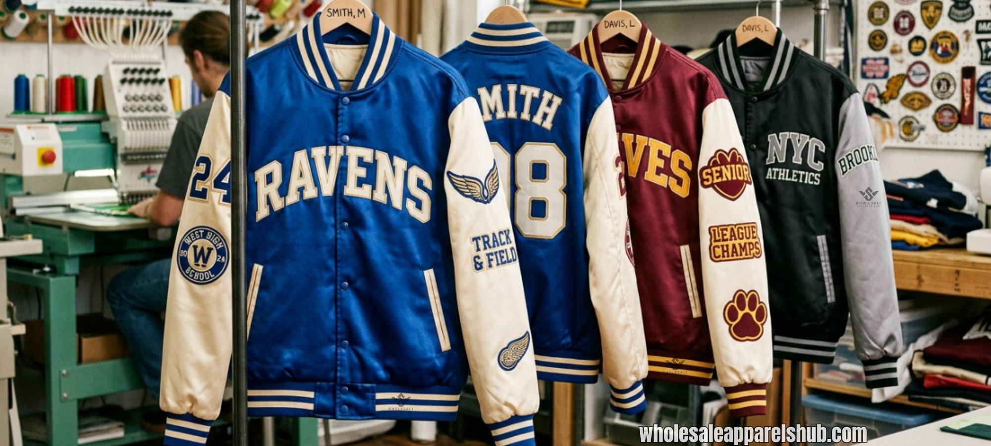 Satin Varsity Jackets With Customization