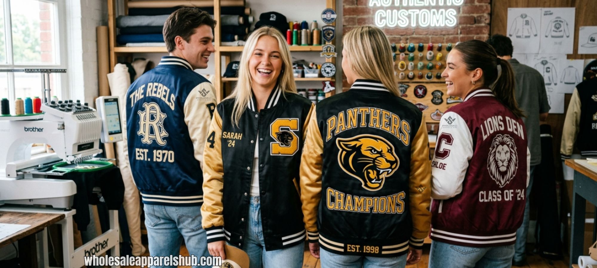 Satin Varsity Jackets With Customization