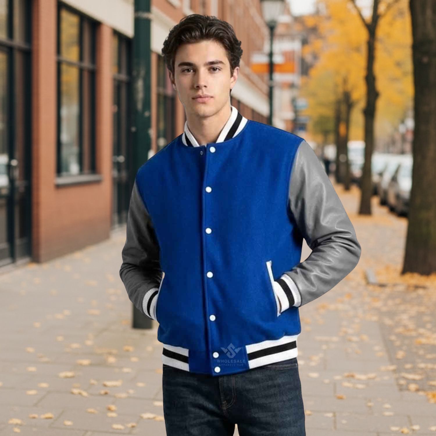 Custom Made Wool And Leather Varsity Jackets