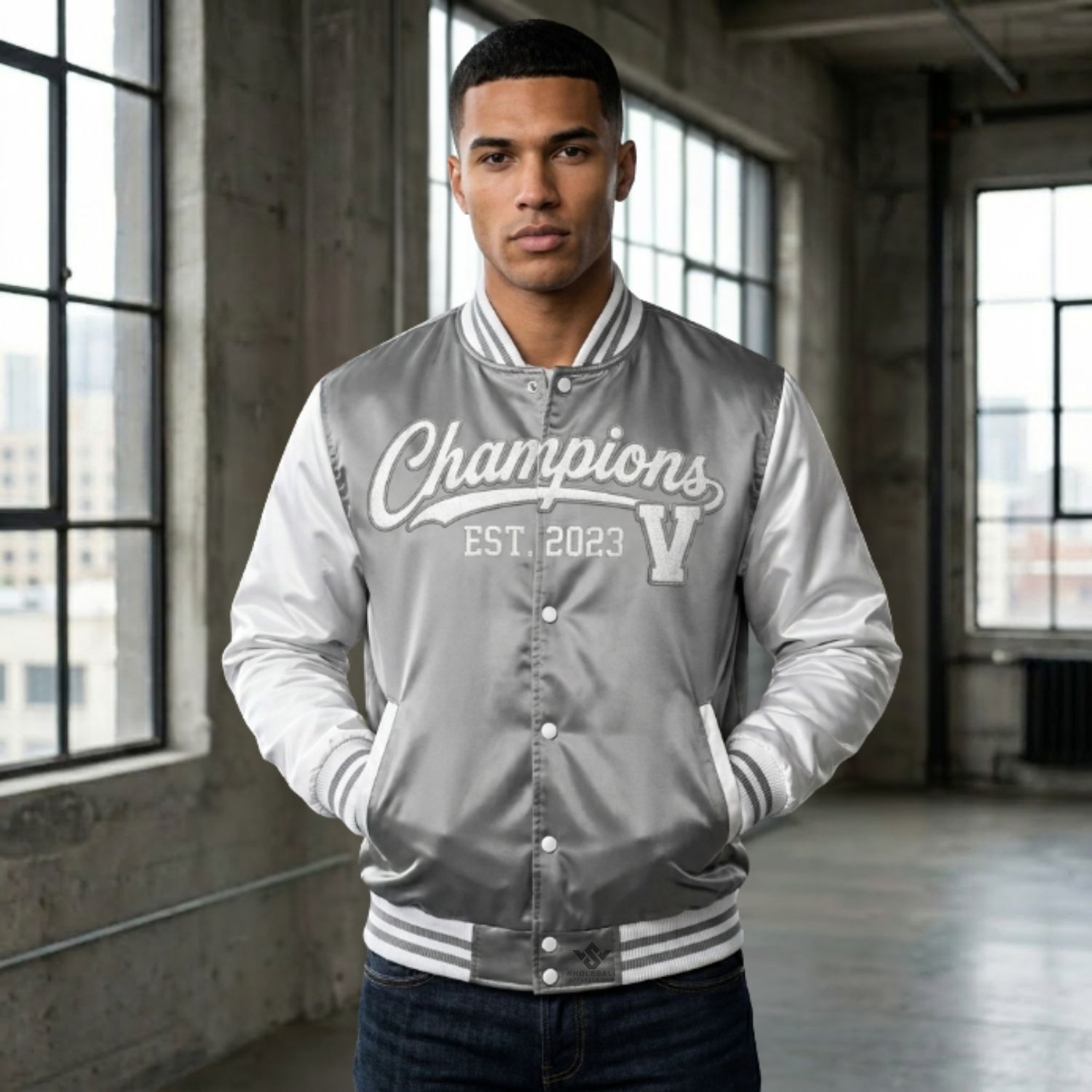 Satin Varsity Jackets With Customization