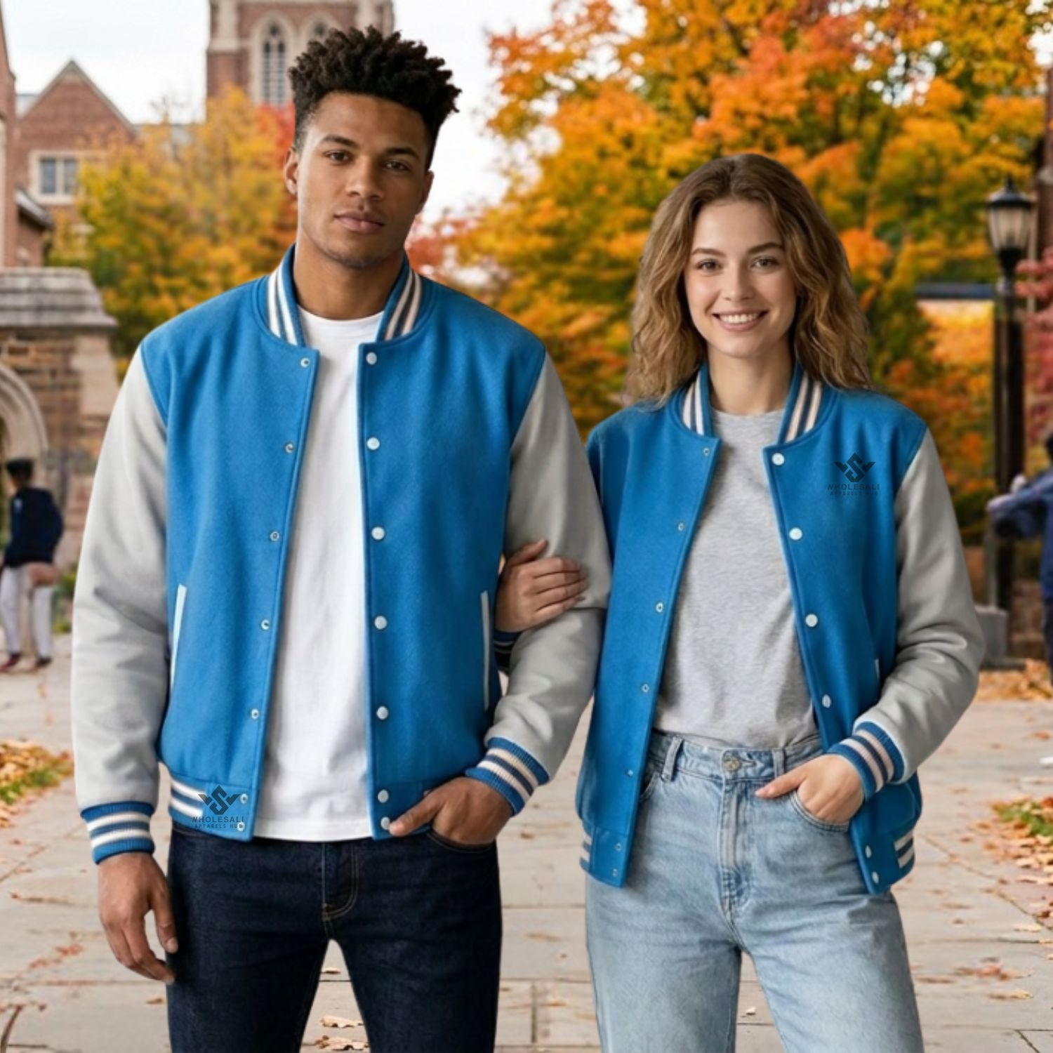 Cotton Fleece Varsity Jackets For Unisex