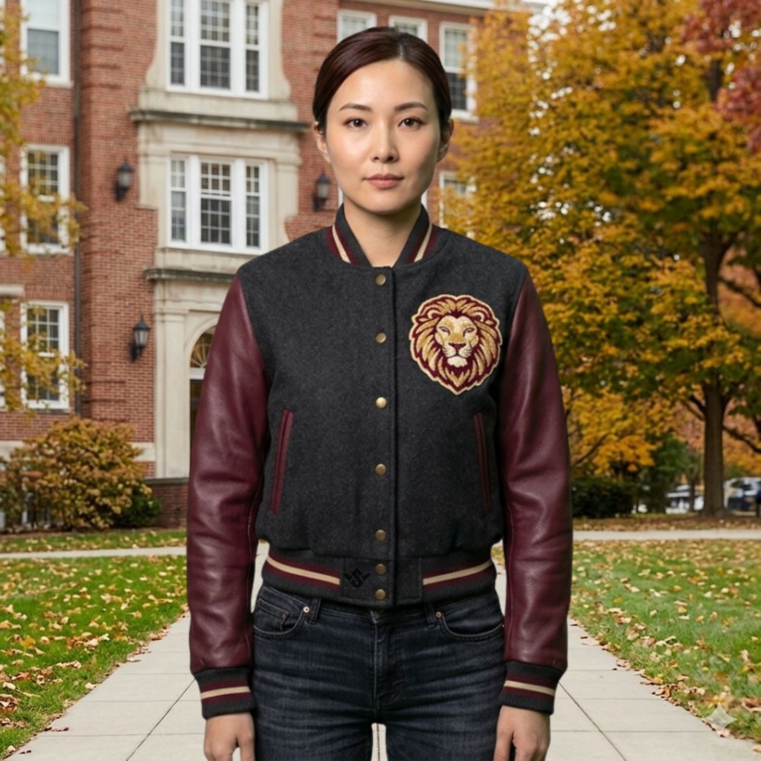 Affordable Cropped Varsity Jackets