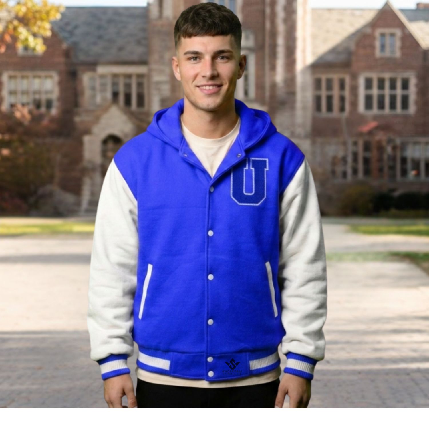 how to style varsity jackets with hooded