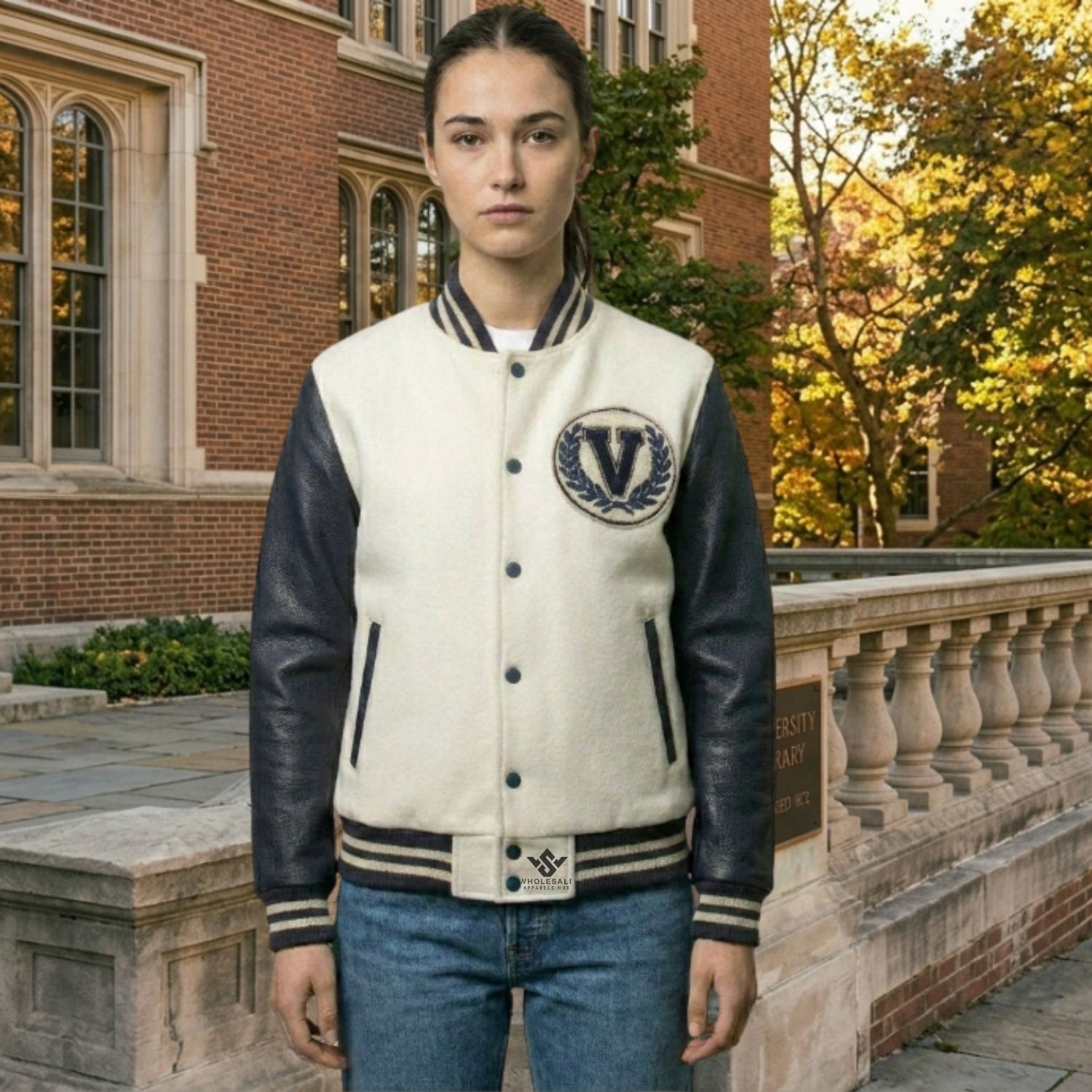Letterman Crop Varsity Jackets For Students