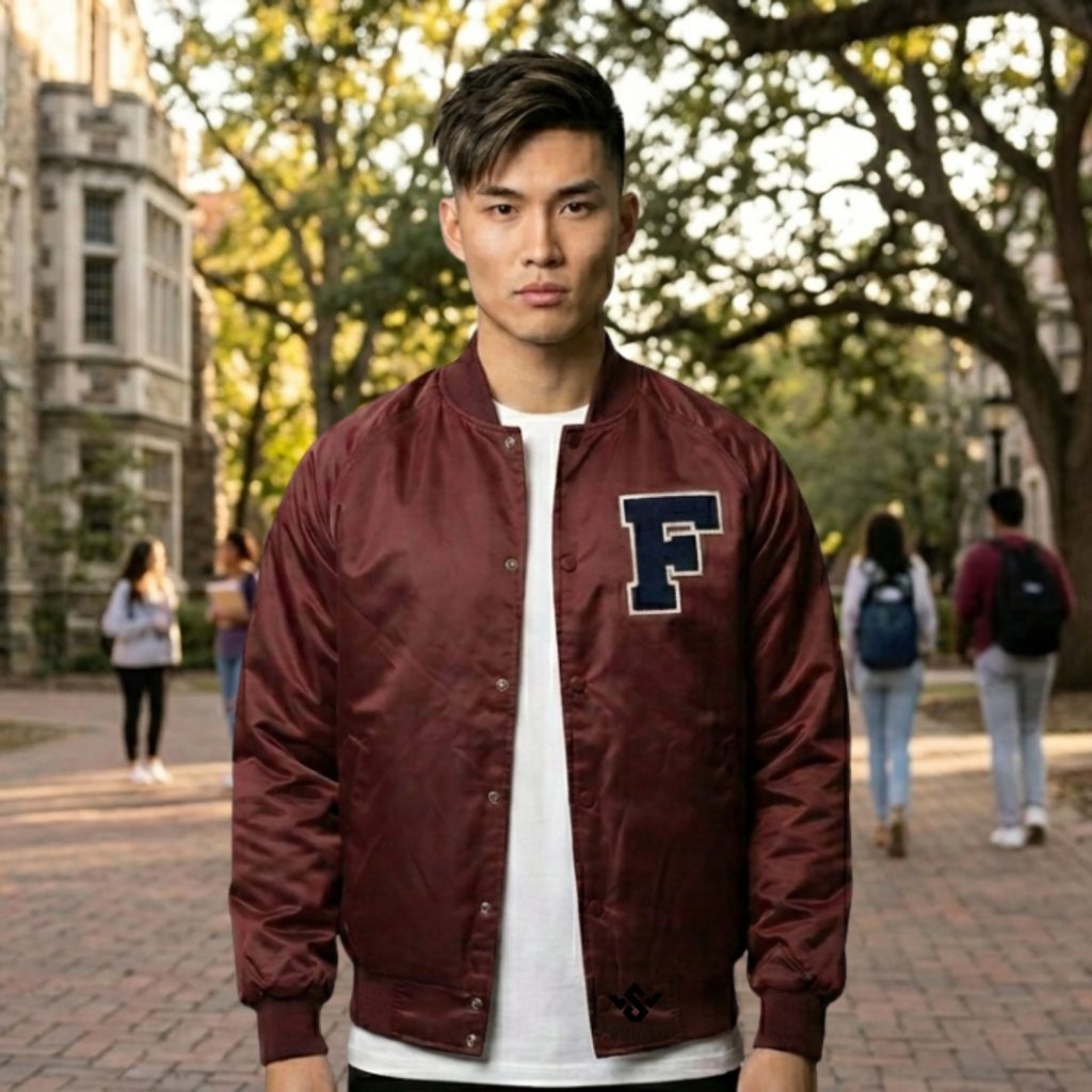 Satin Varsity Jackets Lightweight