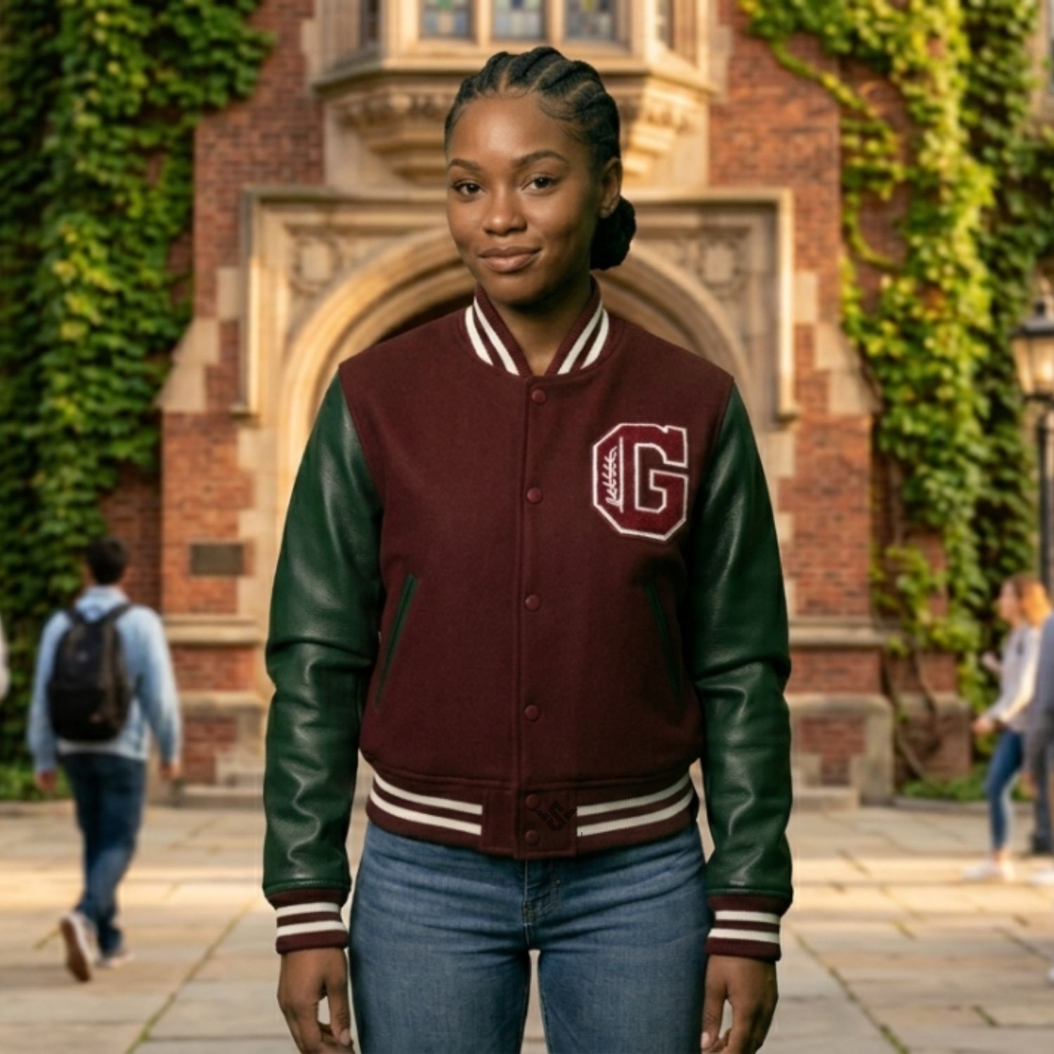 Custom Cropped Varsity Jackets With Patch