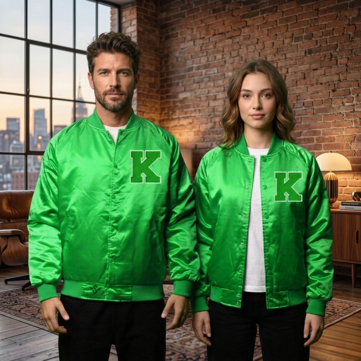 Letterman Satin Varsity Jackets For Team
