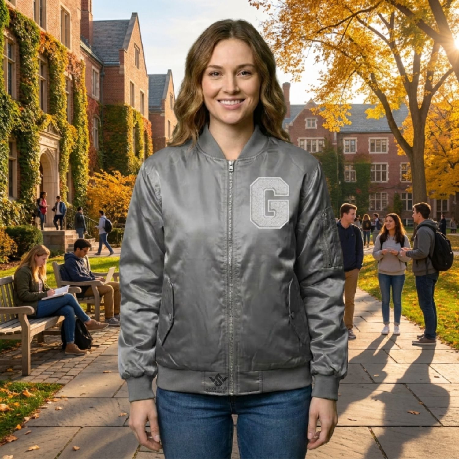 Varsity Jackets With Embroidered Wholesale