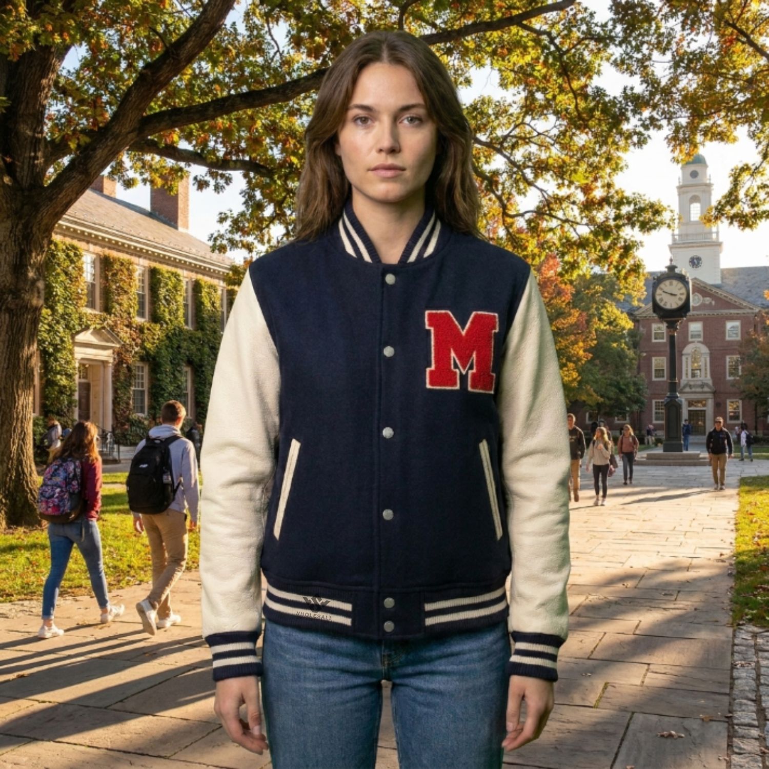 Varsity Jacket Ladies Cropped