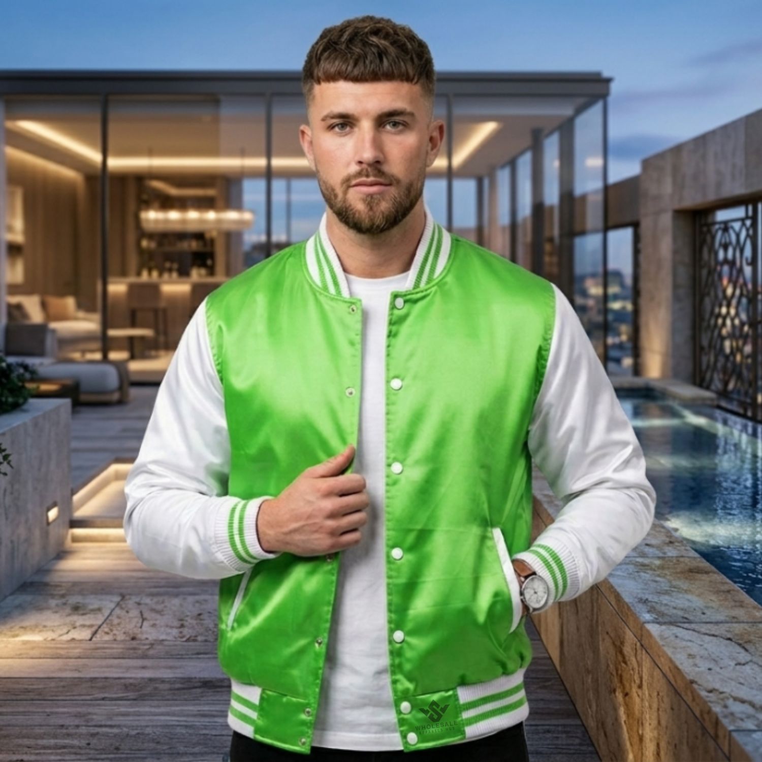Varsity Jackets With Luxury Satin