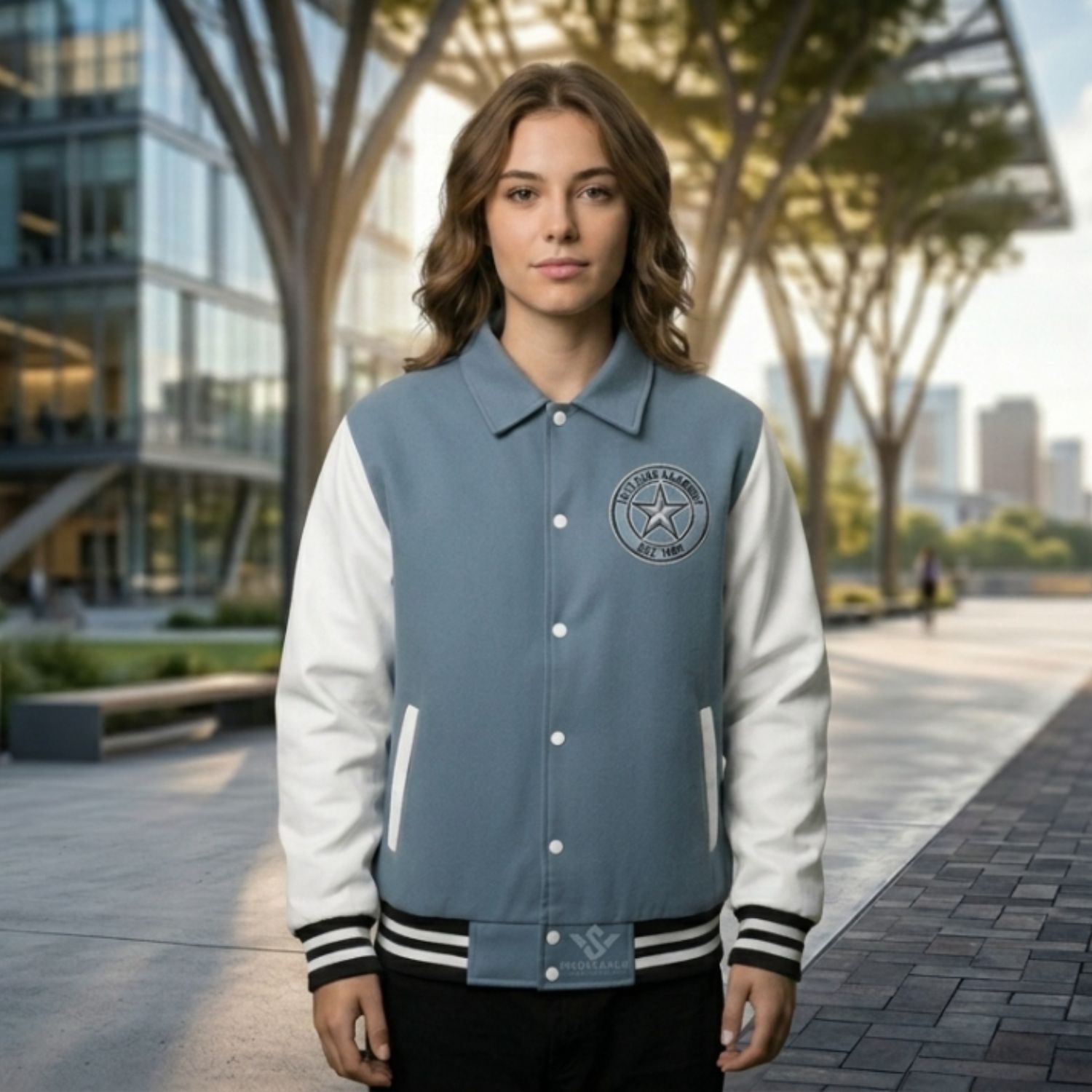 Varsity Jackets Sky Blue