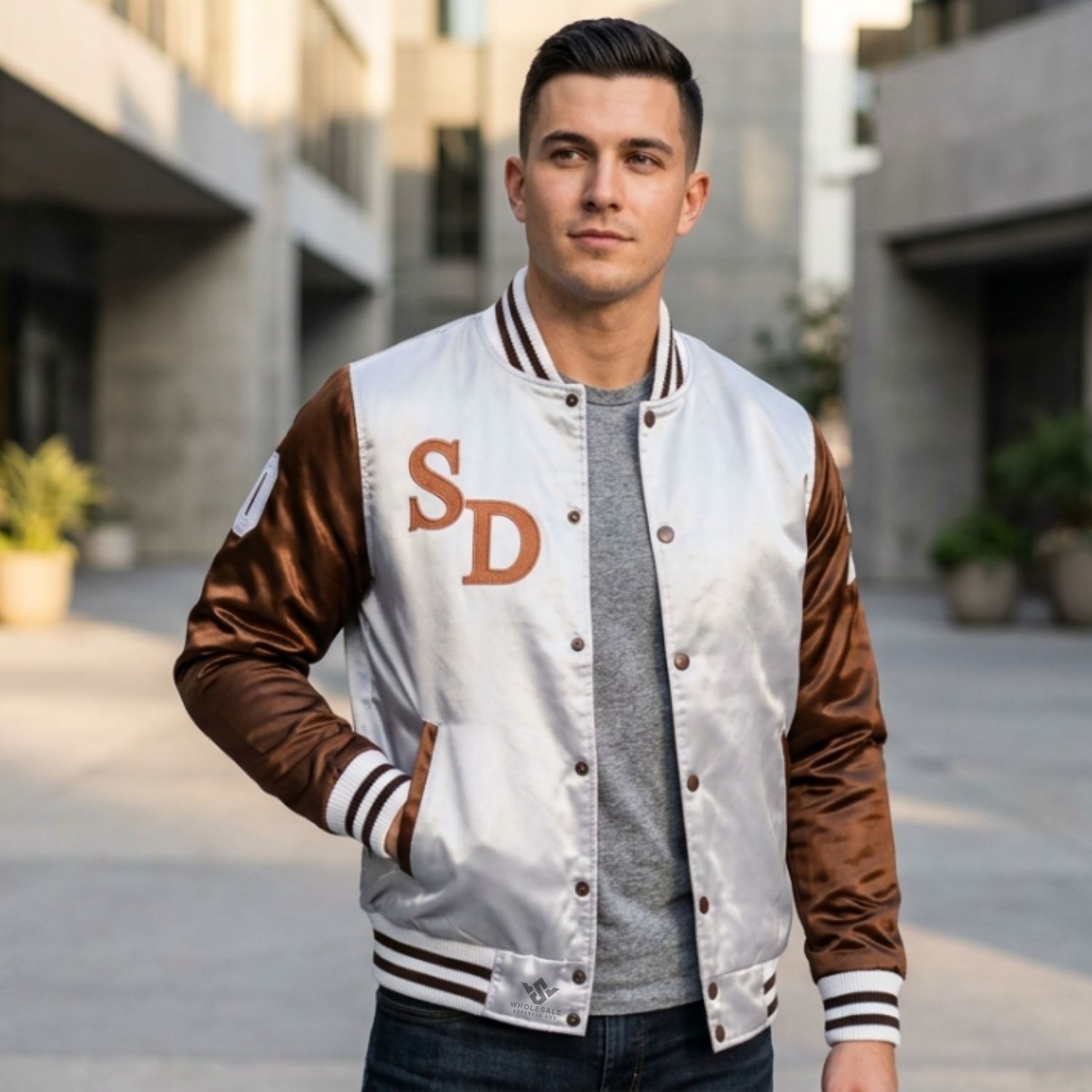 Varsity Jacket Satin Custom