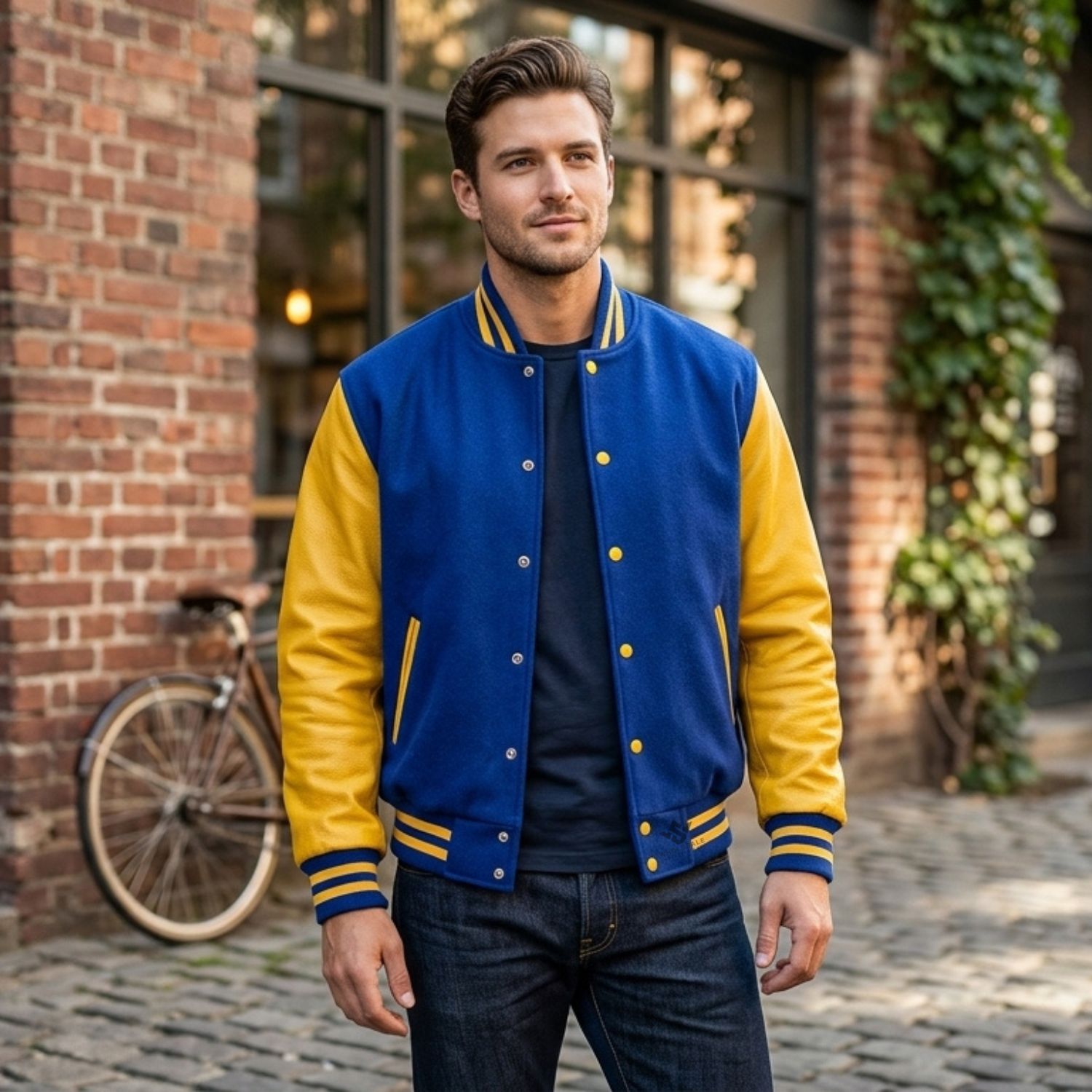Varsity Jackets For Men Leather Sleeve