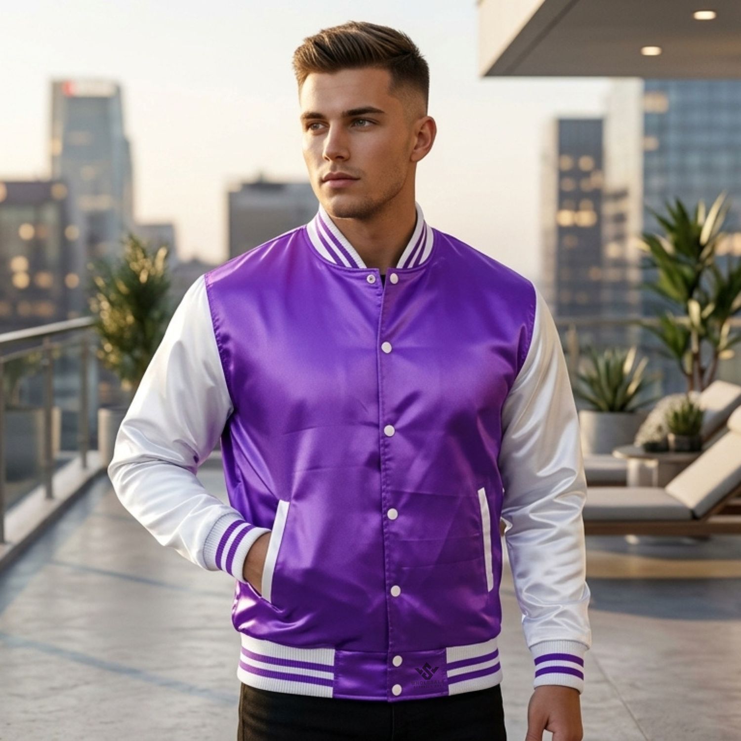 Baseball Varsity Jackets With Satin