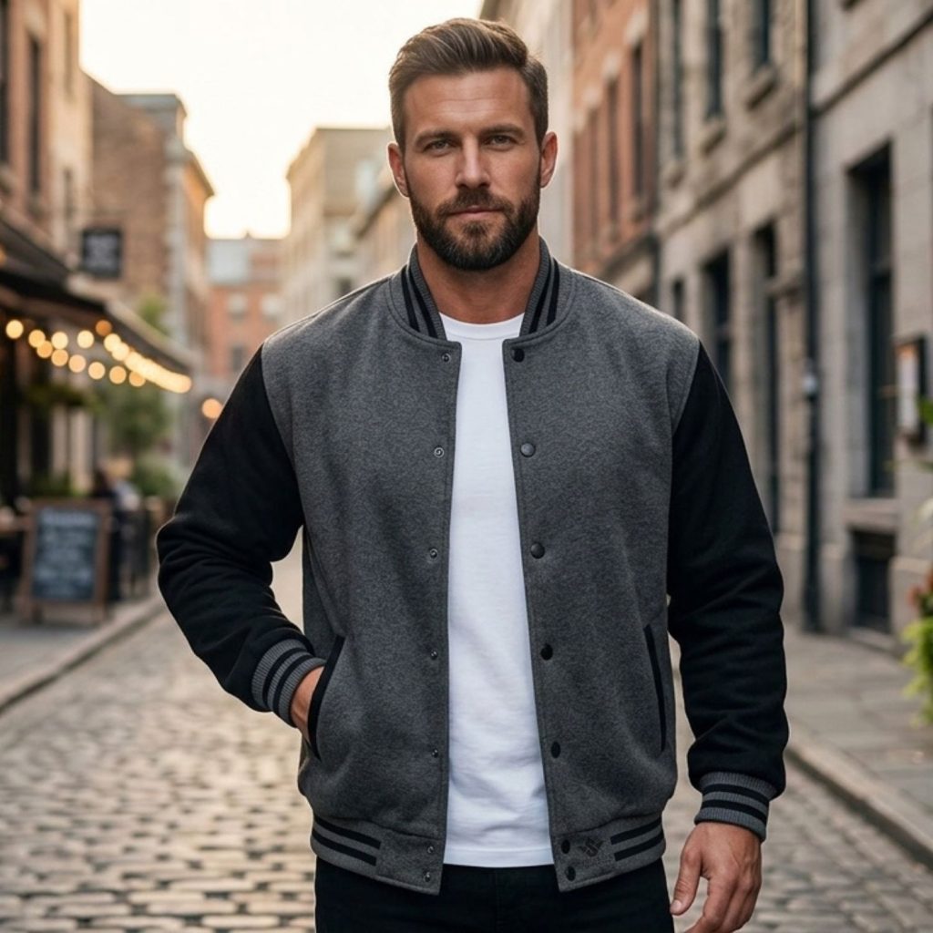Two Tone Baseball Jackets For Sports Teams