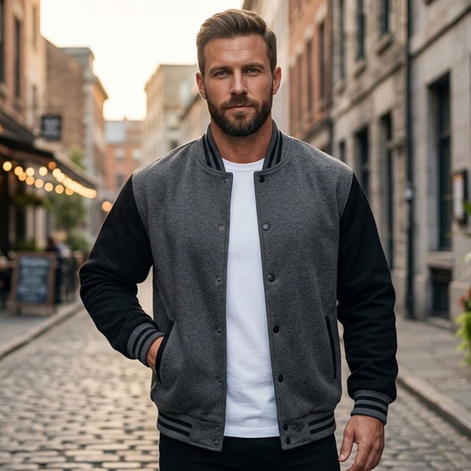 Two Tone Baseball Jackets For Sports Teams