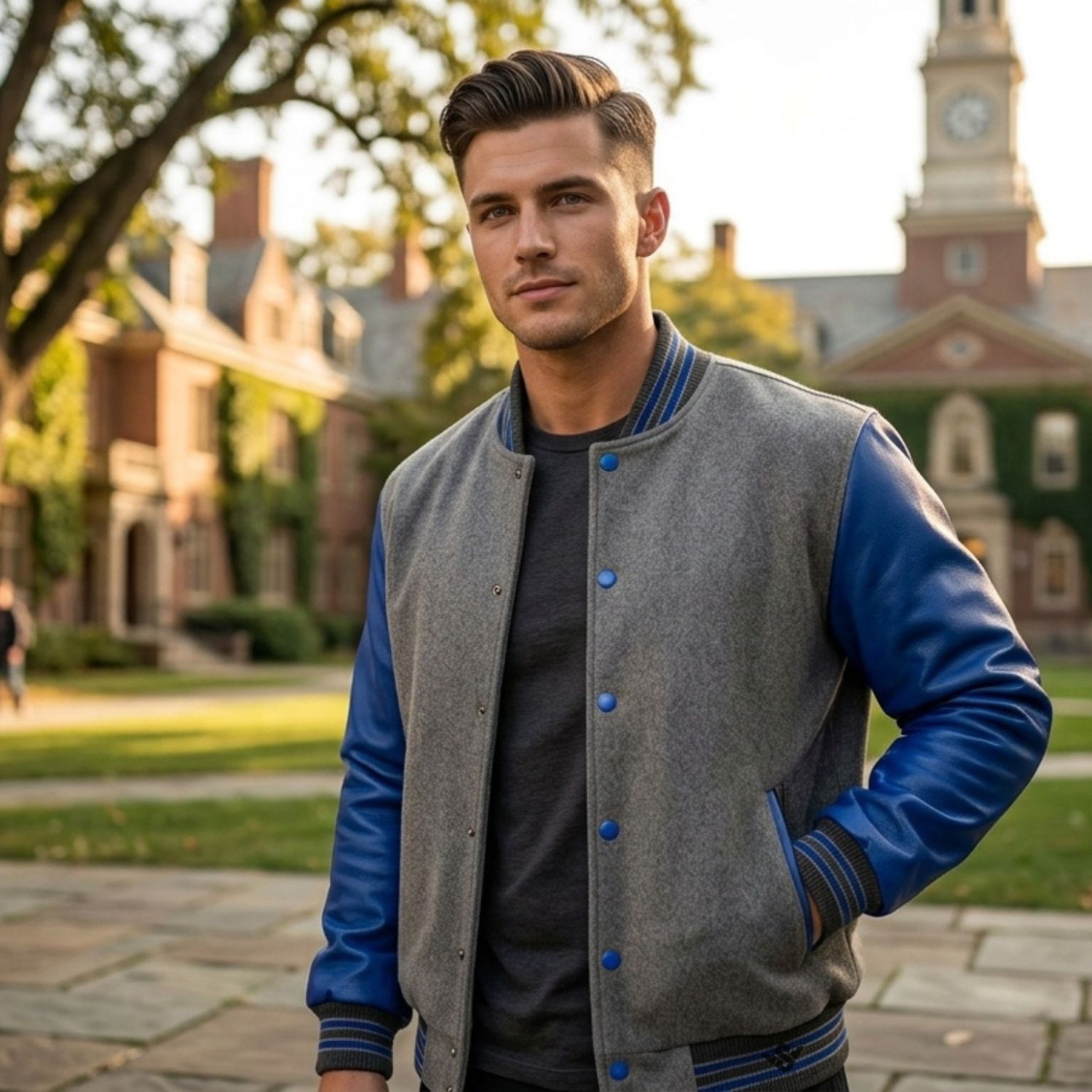 Varsity Jackets Wool And Leather Custom