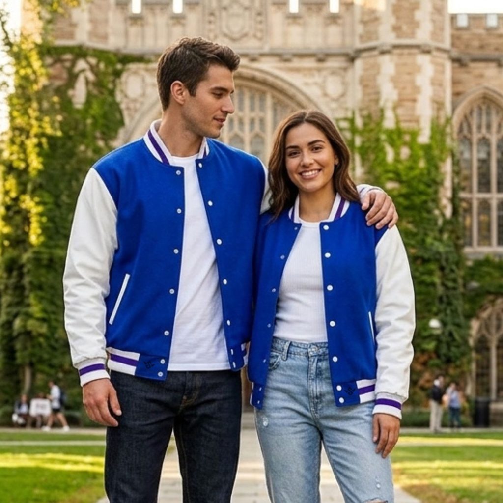Two Tone Varsity Jackets For Sports Teams