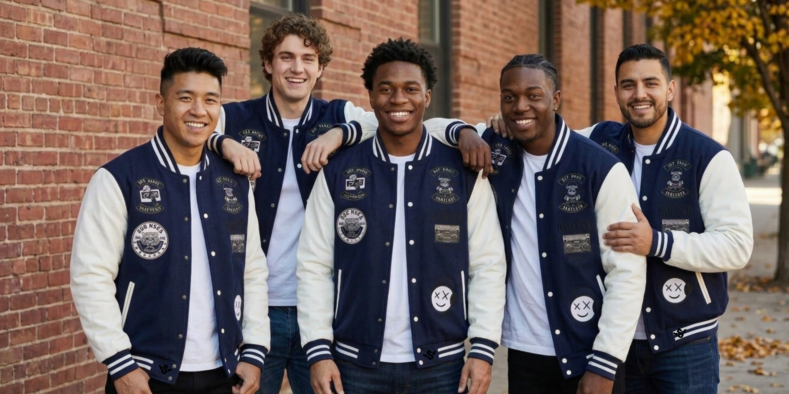 Wool Letterman Jackets With printing