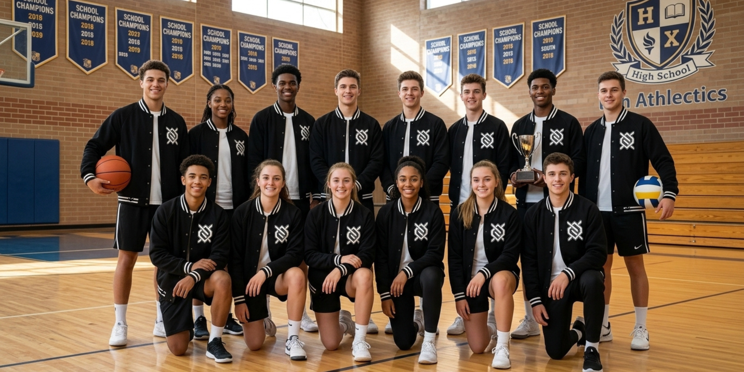 Varsity Jackets for School Team in Bulk