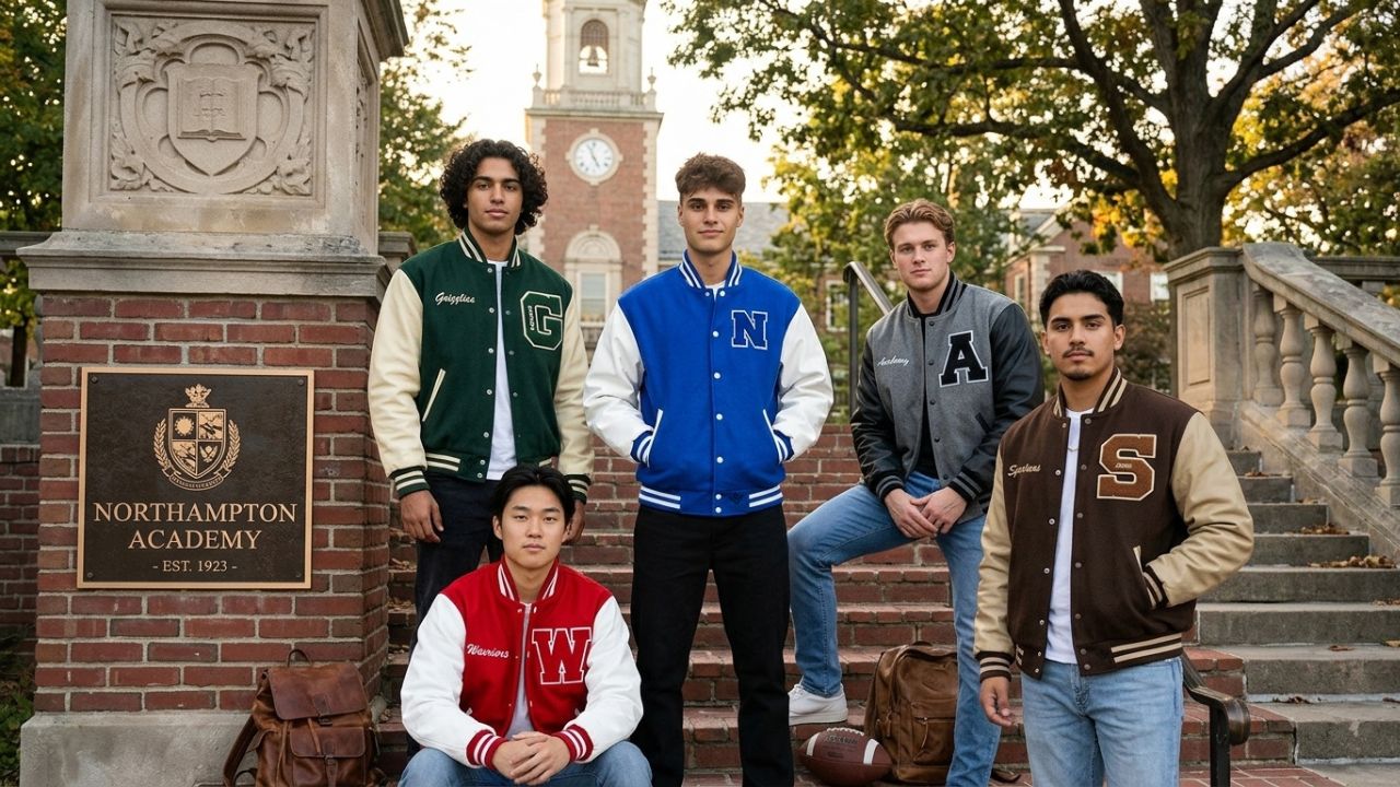 Letterman Jackets With Leather Sleeves
