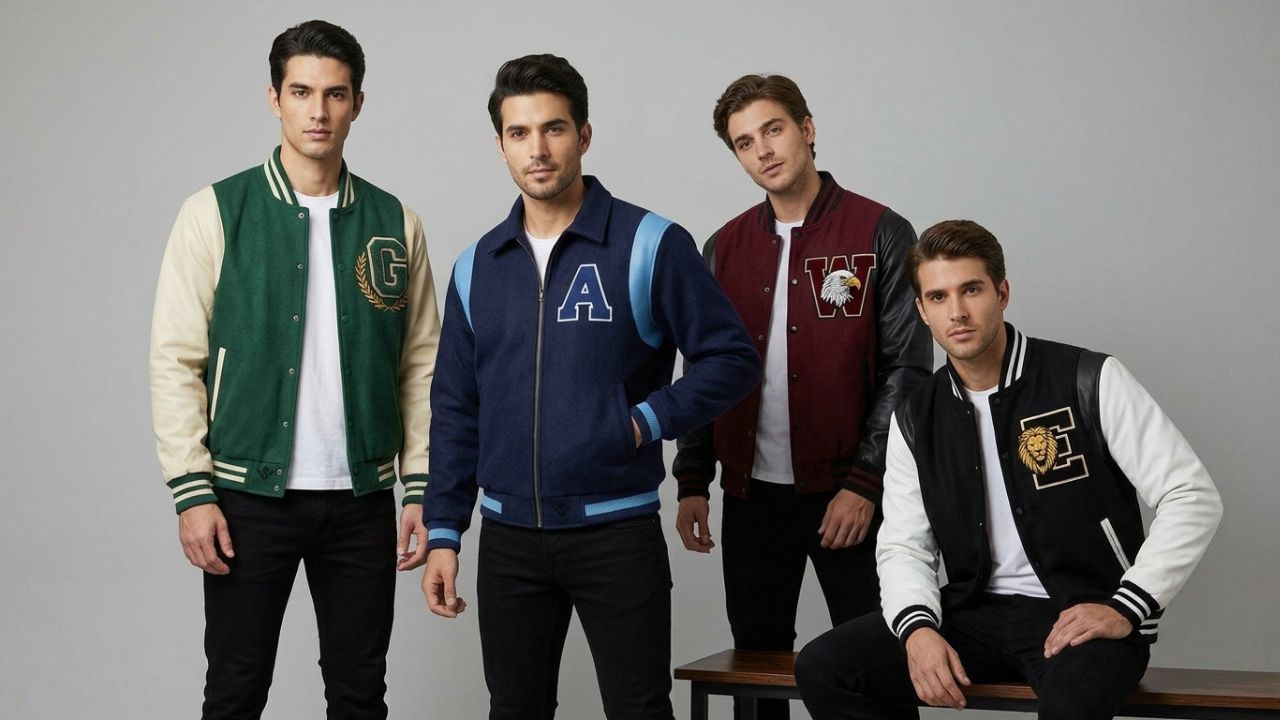 Custom Made Embroidery Varsity Jackets