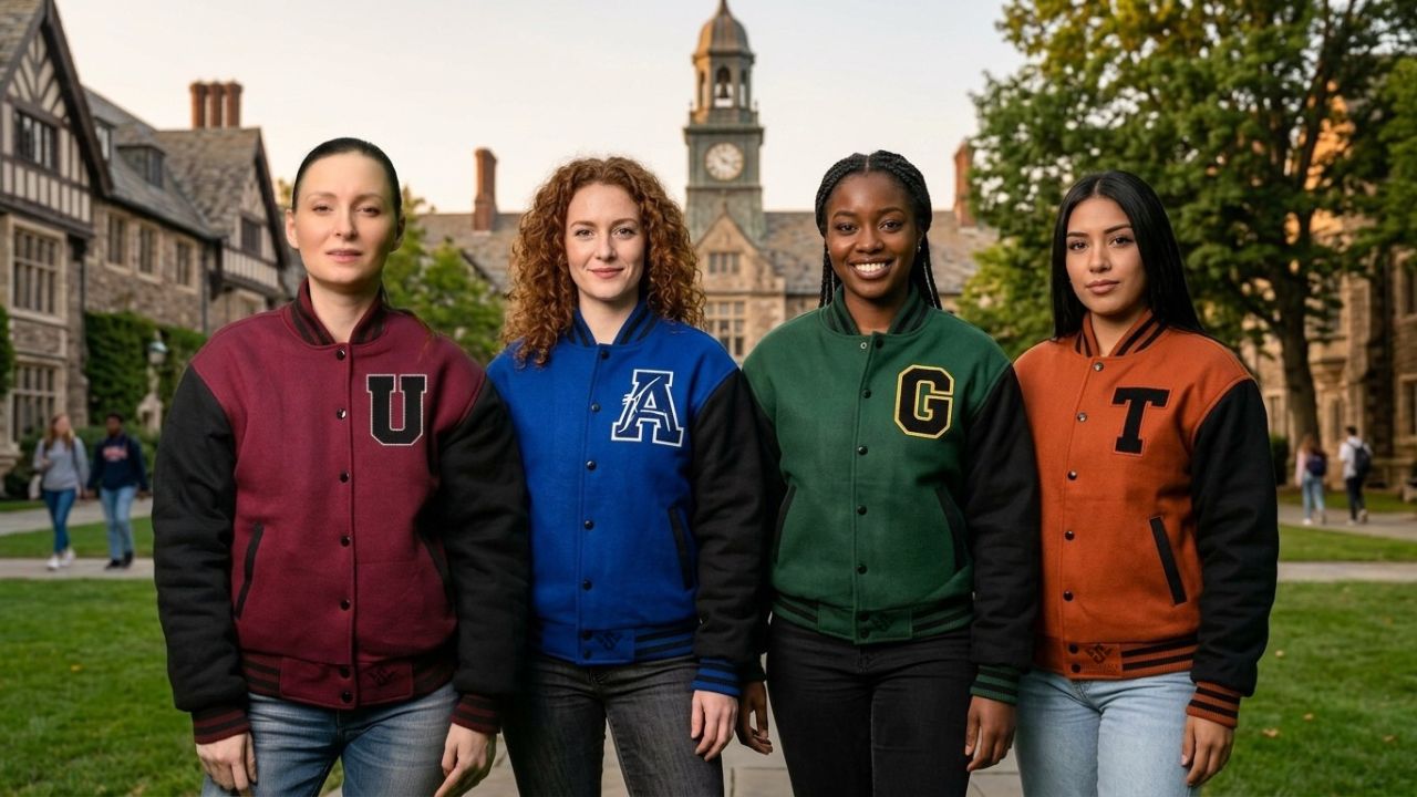Oversized Letterman Jackets For Women Fashion