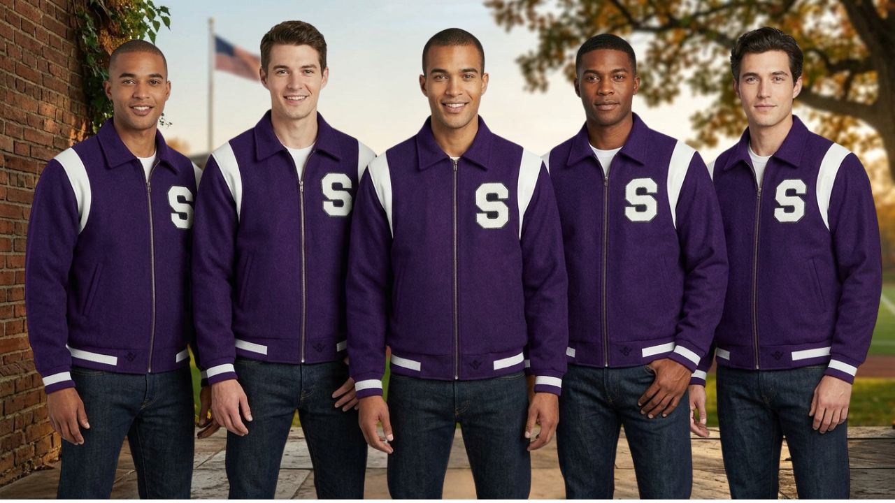 Custom Made Baseball Jackets For High School