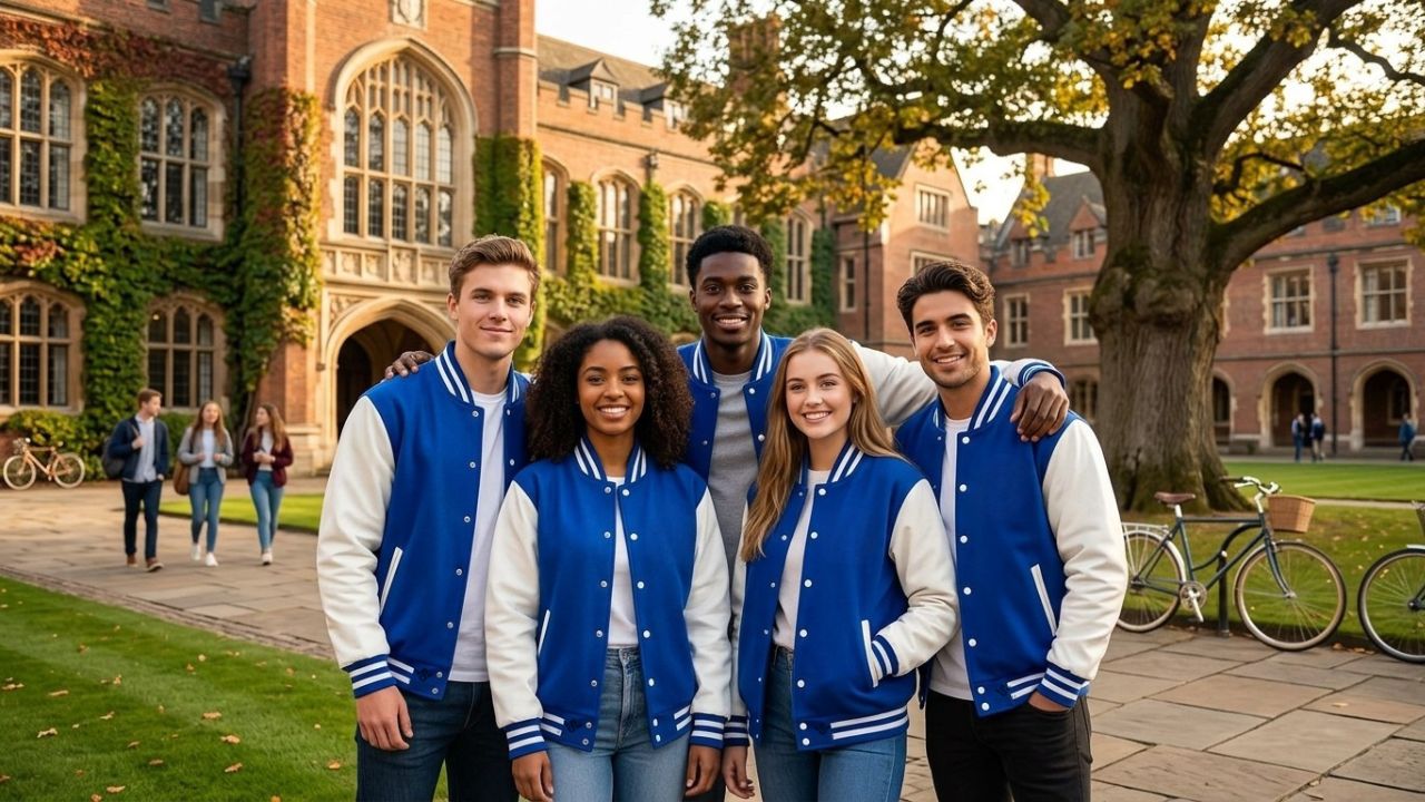 Custom Baseball Jackets With School