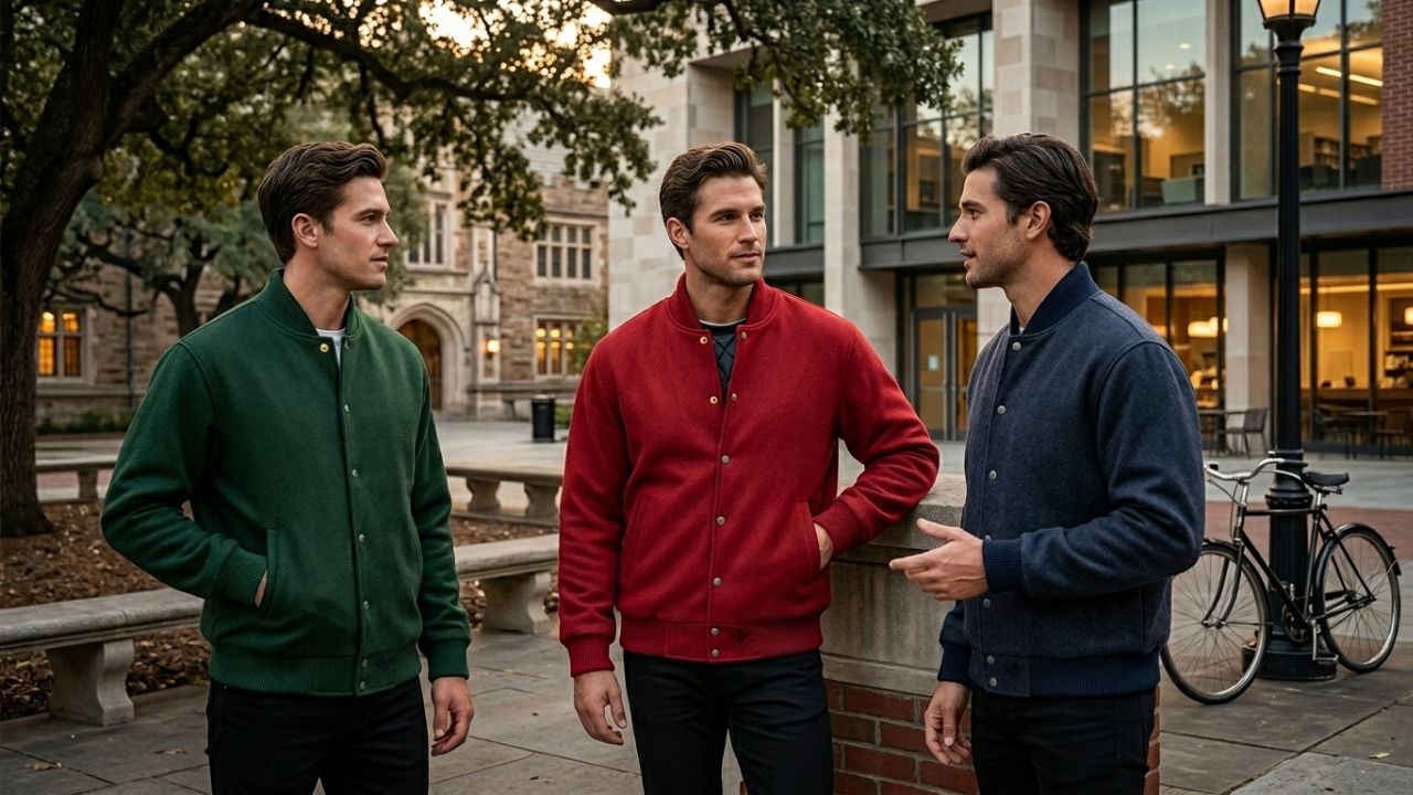 Wool Varsity Jackets With Custom