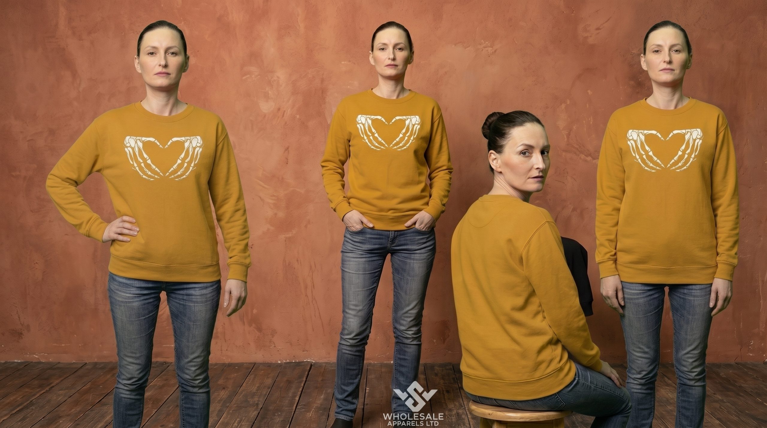 Iadies Sweatshirts Without Hood