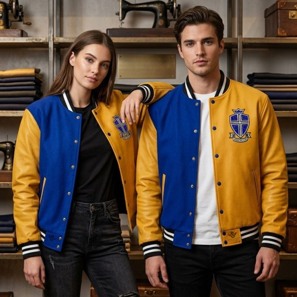 Team Letterman Jackets Bulk Custom Logo