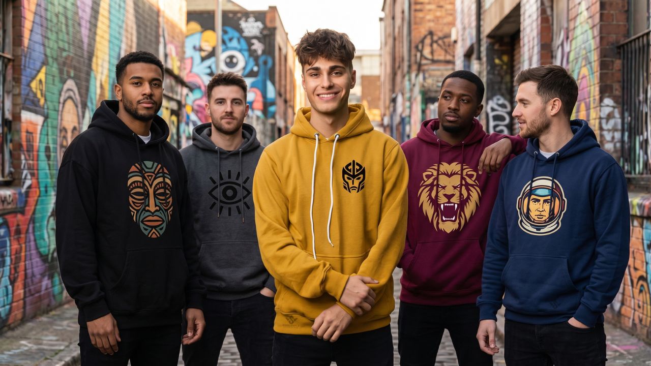 Custom Design Hoodies for Men