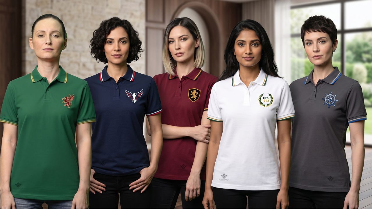 Custom Logo Polo Shirts Manufacturing USA