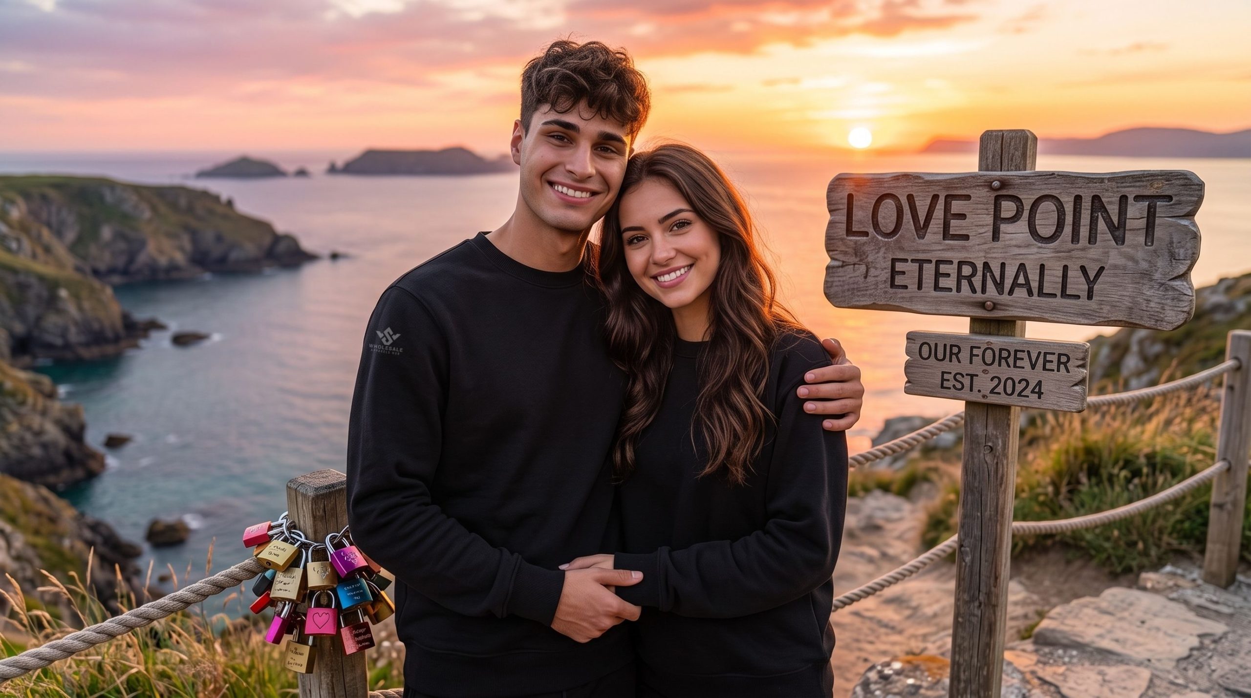 Apparel Black Sweatshirts Services USA