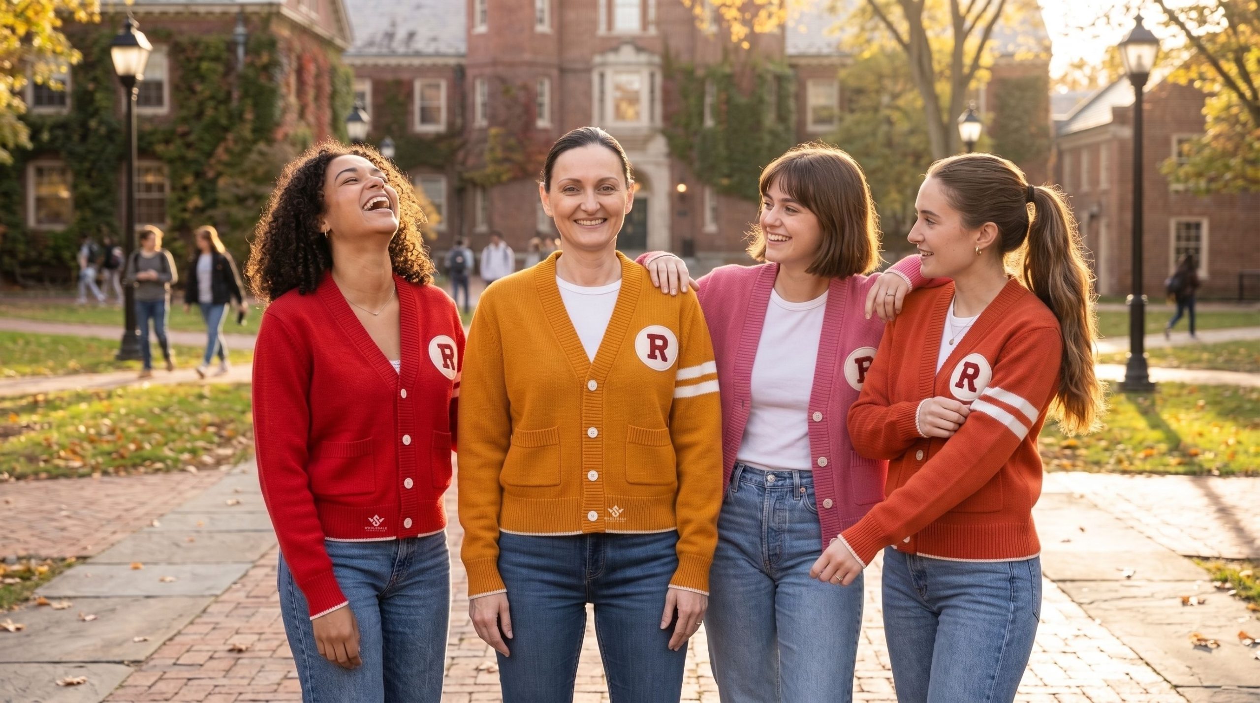 Classic Varsity Cardigan For Women