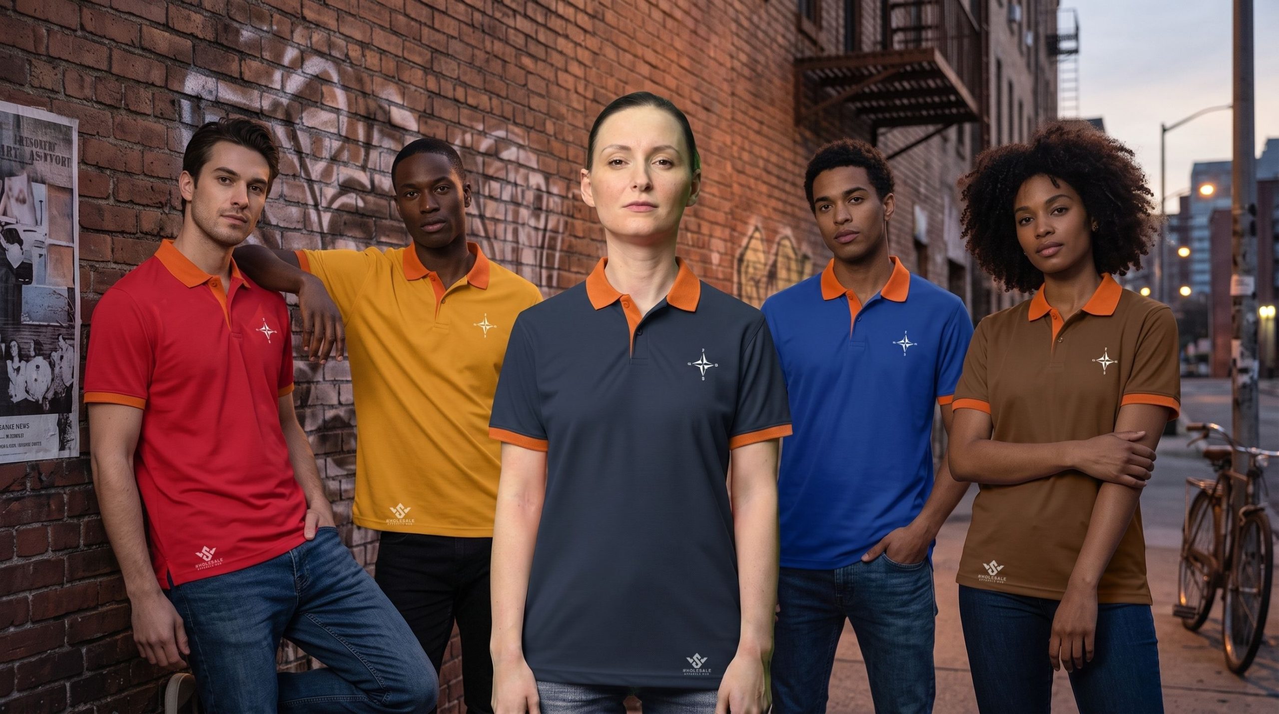 Wholesale Embroidered Polos