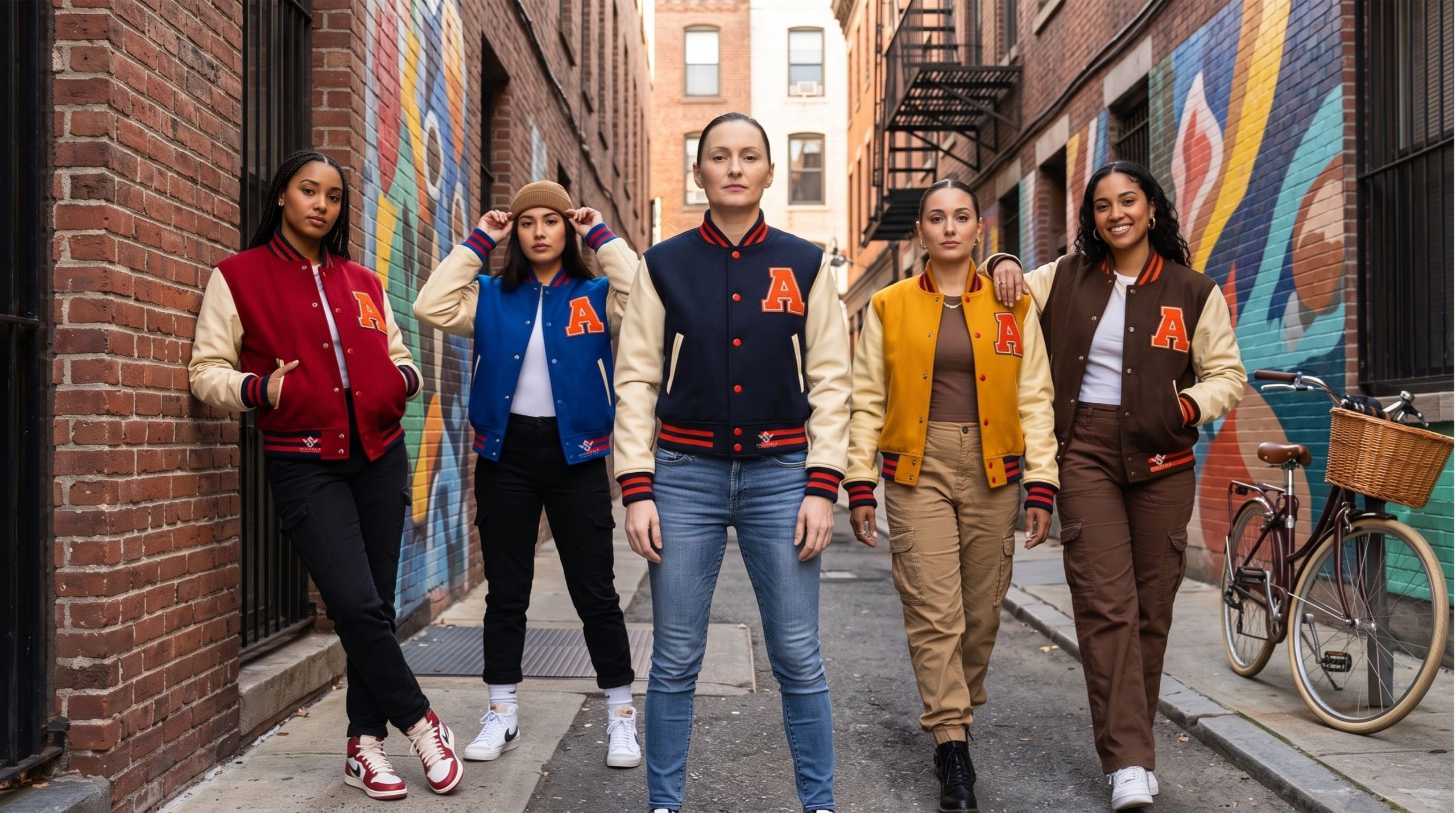 Wholesale Cropped Varsity Jackets