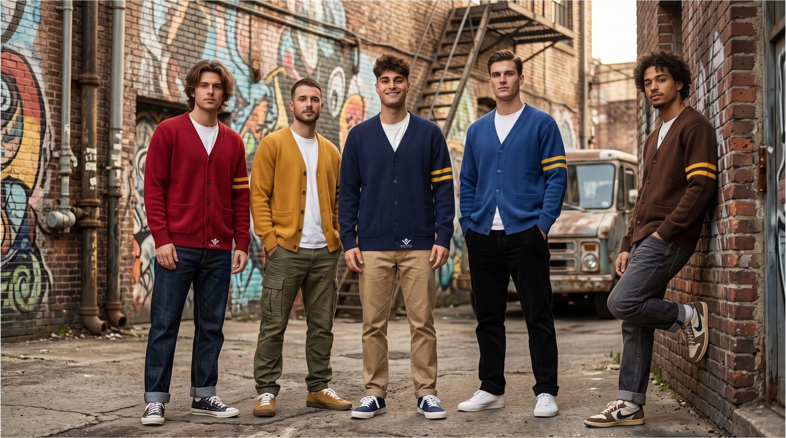 Mens Varsity Sweater Style