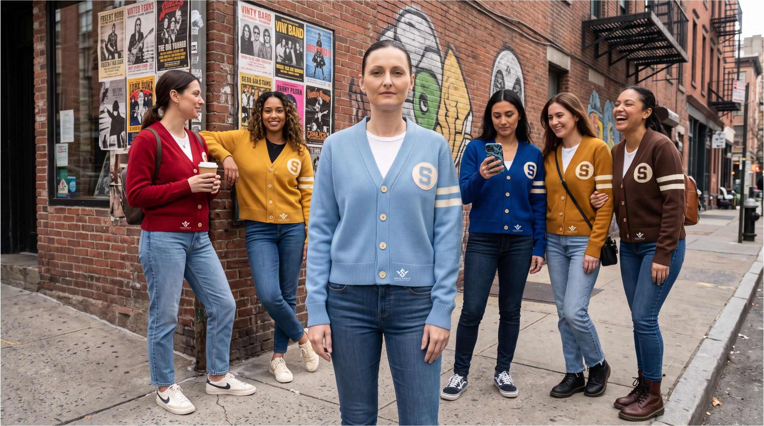 Wholesale Varsity Style Sweater