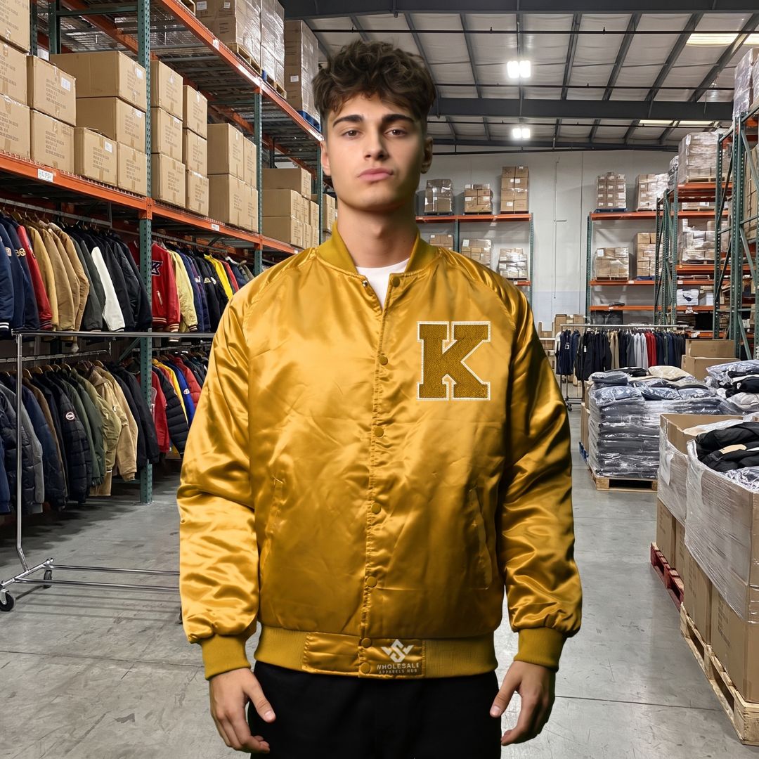 Wholesale Baseball Satin Jacket