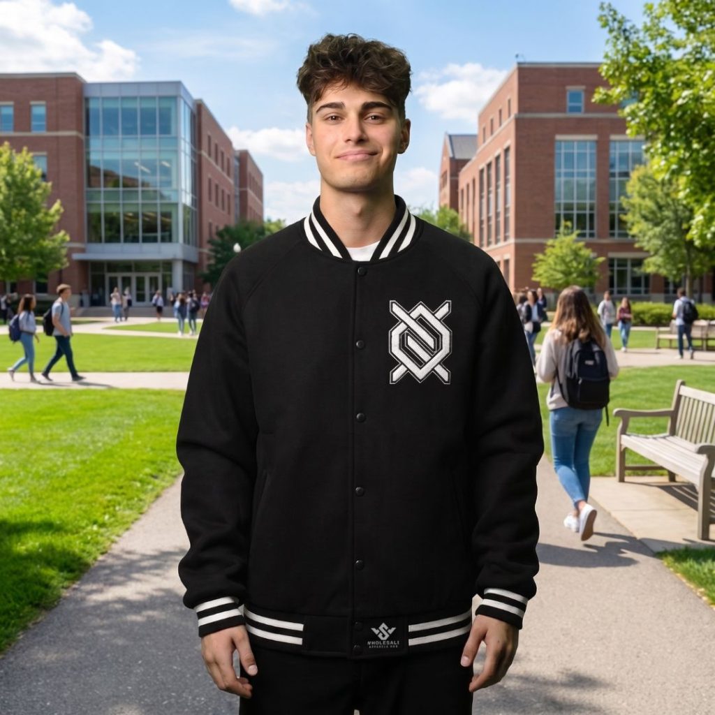 Wholesale Cotton Varsity Jacket