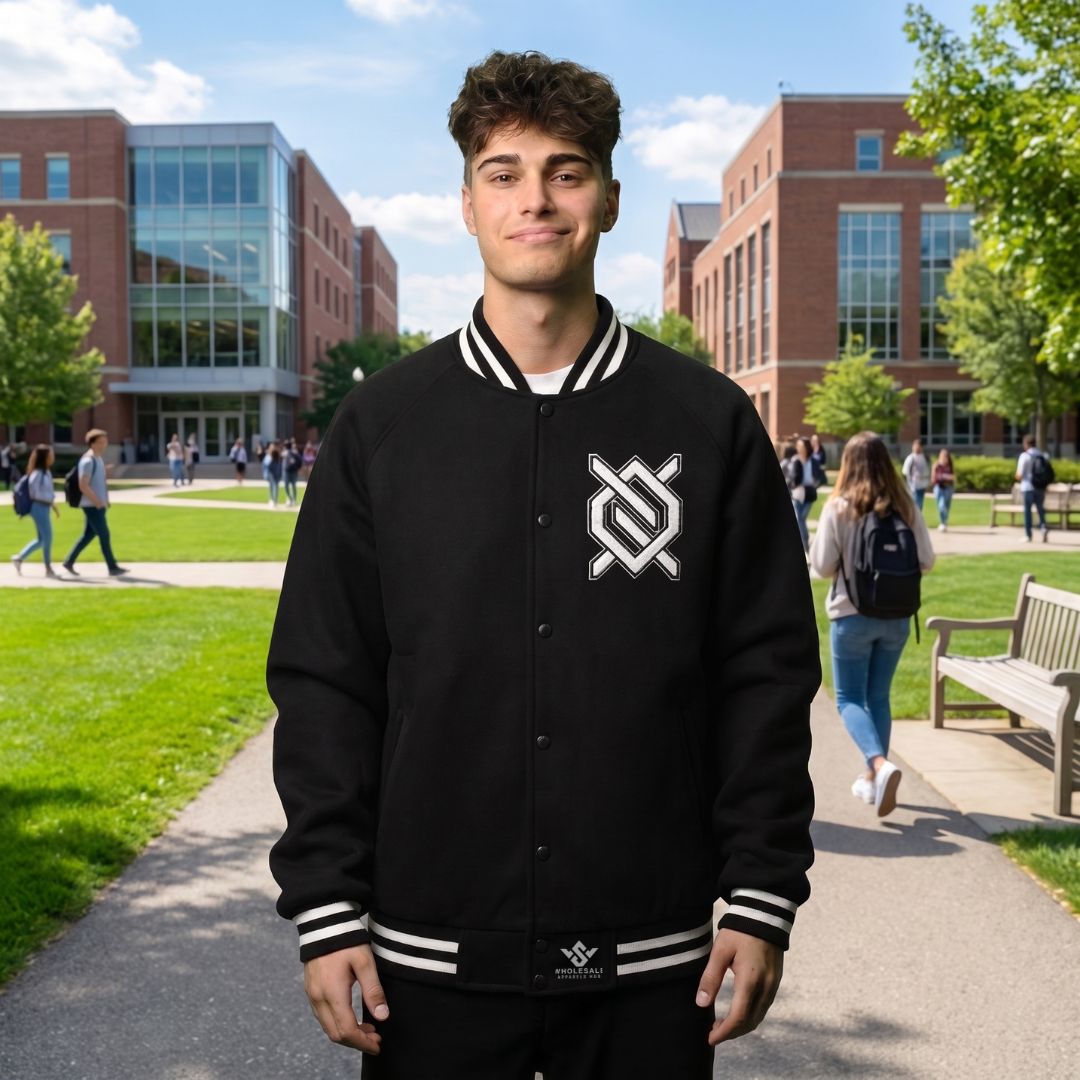 Wholesale Cotton Varsity Jacket