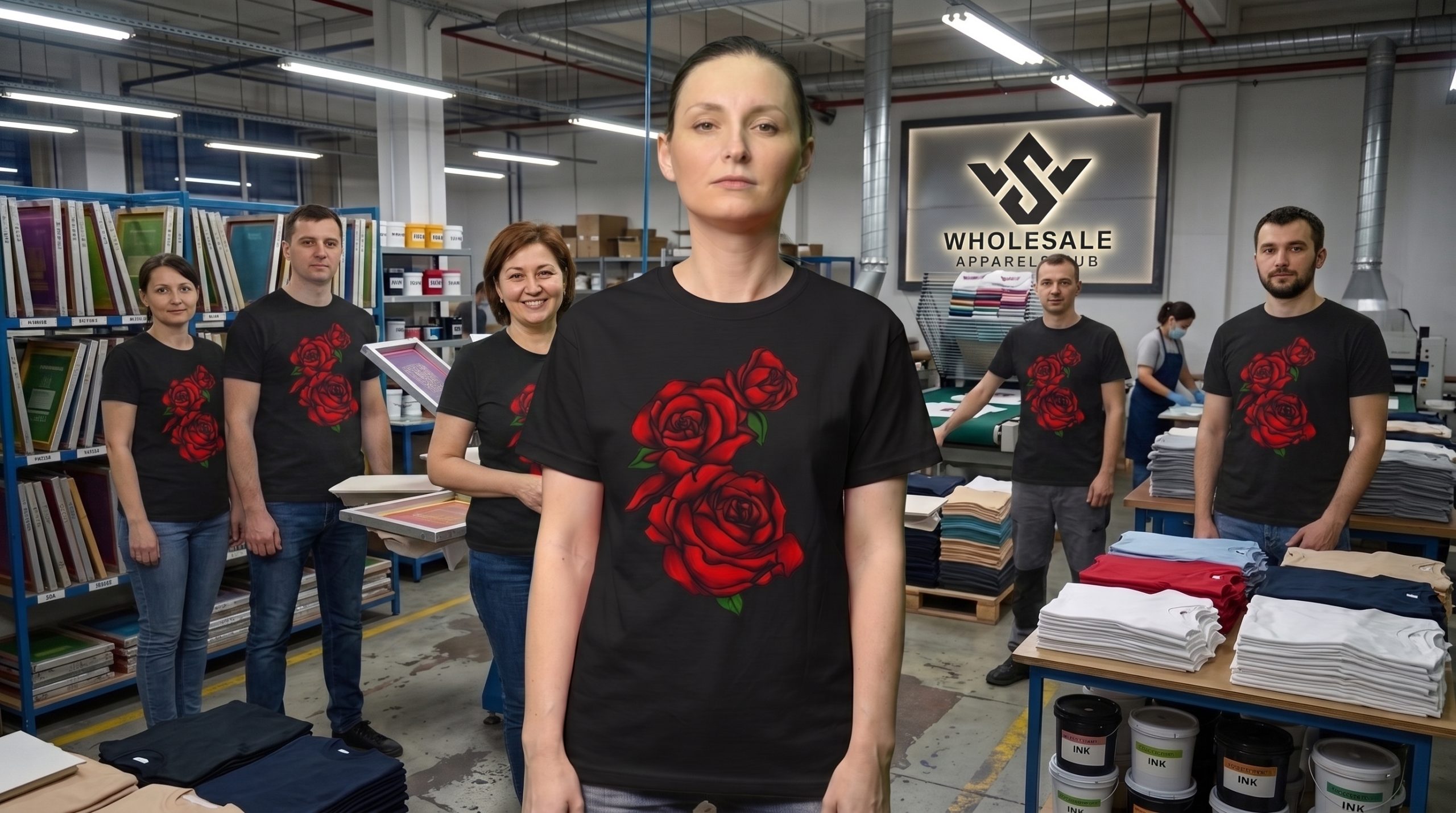 fast t shirt production