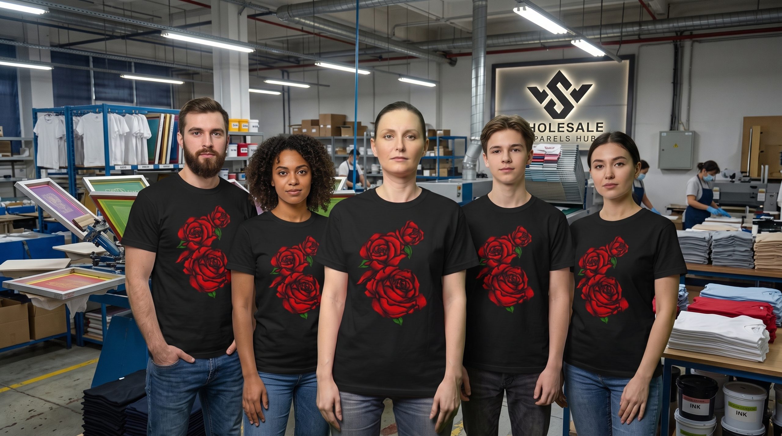 fast t shirt production