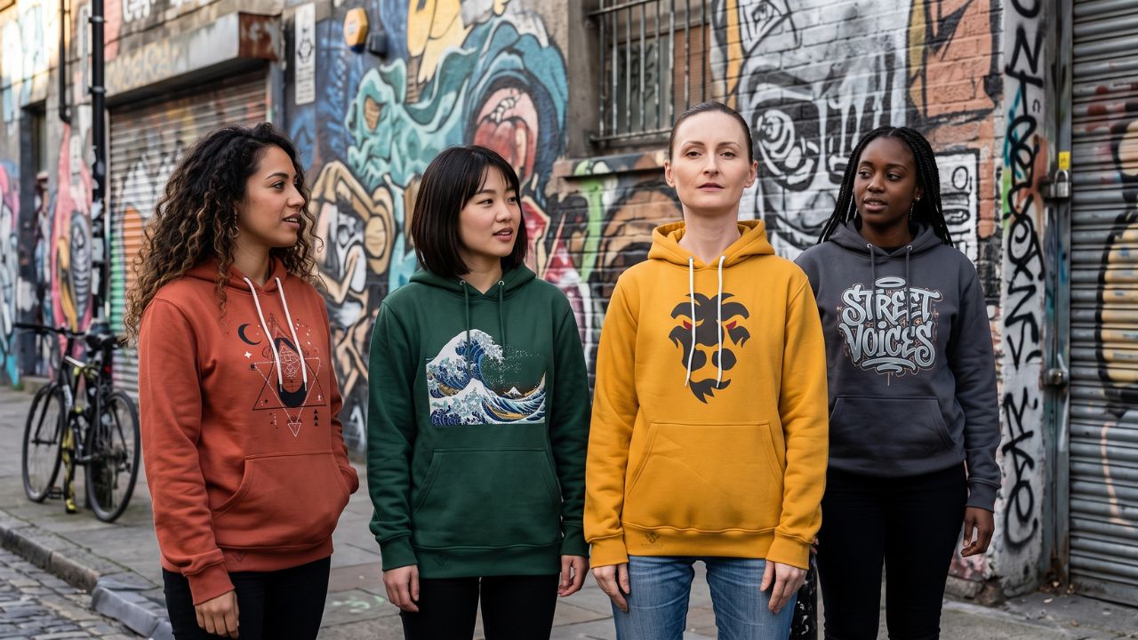 Streetwear Women Hoodie for Custom