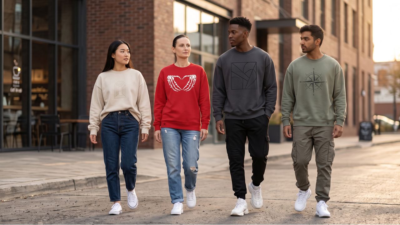 Unisex sweatshirts